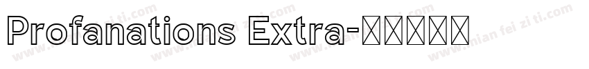 Profanations Extra字体转换